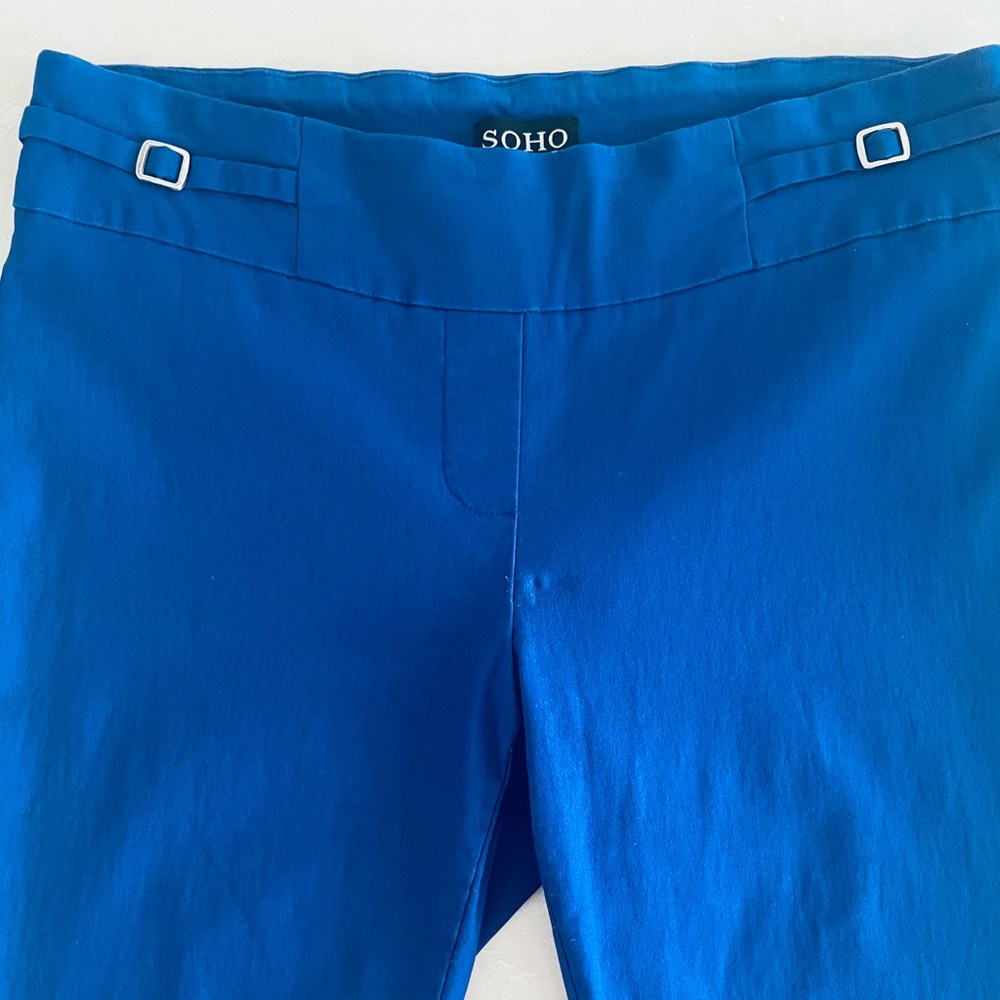 Soho Apparel Royal Blue Stretch Pants Trousers S